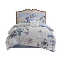 Gracie Mills Kyrie 8-Piece Cotton Printed Comforter Set - GRACE-12291
