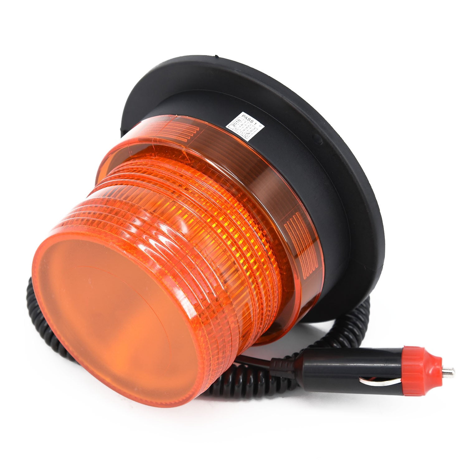 EYPINS 4 x 4 LED Front Flasher, Orange Warning Light, LED Flash Lamp, 12/24  V Warning Light, Strobe Light, Flashing Lights, 18 Flash Modes, Emergency