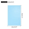 thumbnail image 2 of Uxcell Ripple Water Sheet Miniature Roof Tiles for DIY Model Houses Blue Static Water Pattern 33x22cm/1.3x0.87", 2 of 6