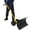 Yellow, variant on Snow Shovel with Wheels, 29" Wide Snow Pusher with 10" Anti-Skid Wheels, Adjustable Angle Handle & Blade for Ergonomic Snow Removal