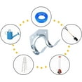 thumbnail image 4 of 10-Pack Tool Hanger Hook Set, Wall Mount Dual Tool Storage Hook Bracket for Garage Shed Hanging Bracket Gardening Tools, 4 of 5