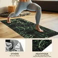 thumbnail image 4 of Math Equations Glowing Green Pattern Hot Yoga Mat Towel Non Slip for Hot Yoga - Quick-Drying Yoga Mat Cover with 4 Corner Pockets with Travel Bag - Hot Yoga Towel Non Slip 70"x26", 4 of 6