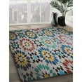 thumbnail image 2 of Ahgly Company Indoor Square Patterned Black Novelty Area Rugs, 8' Square, 2 of 6