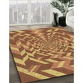 thumbnail image 2 of Ahgly Company Indoor Rectangle Patterned Mahogany Brown Area Rugs, 6' x 9', 2 of 6