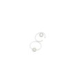 thumbnail image 3 of Nipple White Captive Bead Rings with Cubic Zirconia Sold as a Pair 16 Gauge, 3 of 3