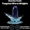 thumbnail image 4 of Reaction Tackle Tungsten Bullet Fishing Weights / Worm Sinkers for Bass Fishing - 5/16 June Bug, 4 of 7
