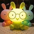 thumbnail image 1 of OUSITAID Cartoon Rabbit Children Bedroom LED Night Light Touch Control Desk Lamp Kid Gift, 1 of 8