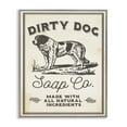 thumbnail image 5 of Stupell Industries Dirty Dog Soap Co Vintage Sign Graphic Art Gray Framed Art Print Wall Art, 11x14, by Daphne Polselli, 5 of 5