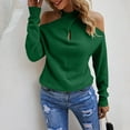 thumbnail image 2 of Sudadera con estampado de Navidad Gibobby para mujer Cuello en V cruzado XL, 2 of 5