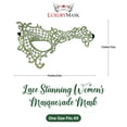 thumbnail image 3 of Luxury Mask – Women’s Stunning Masquerade Lace Mask – Lace Headpiece for Adult – Disguise for Costume Party, Cosplay & More, 3 of 3