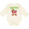 thumbnail image 3 of Inktastic Christmas Sister Elf Girls Long Sleeve Baby Bodysuit, 3 of 5