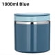 thumbnail image 2 of Recipiente Térmico para Comida, de Sopa Aislante, Lonchera de Acero Inoxidable, Mantiene la Temperatura para Niños en Edad Escolar, Azul, 1000 Ml., 2 of 5