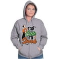 thumbnail image 5 of Popeye Olive Oyl Too Cute Halloween Zip Hoodie Sweatshirt Women Brisco Brands S, 5 of 6