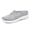 Gray, variant on CHICVOMEY Women’s Slip-on Loafers Easy On Off Breathable Knit Flats for Women Lightweight Soft Sole Non-Slip Casual Shoes for Errands Travel Home
