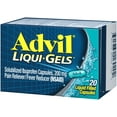thumbnail image 3 of Advil Liqui-Gels Pain Reliever and Fever Reducer 200 mg Capsules, 20 Ea, 2 Pack, 3 of 5