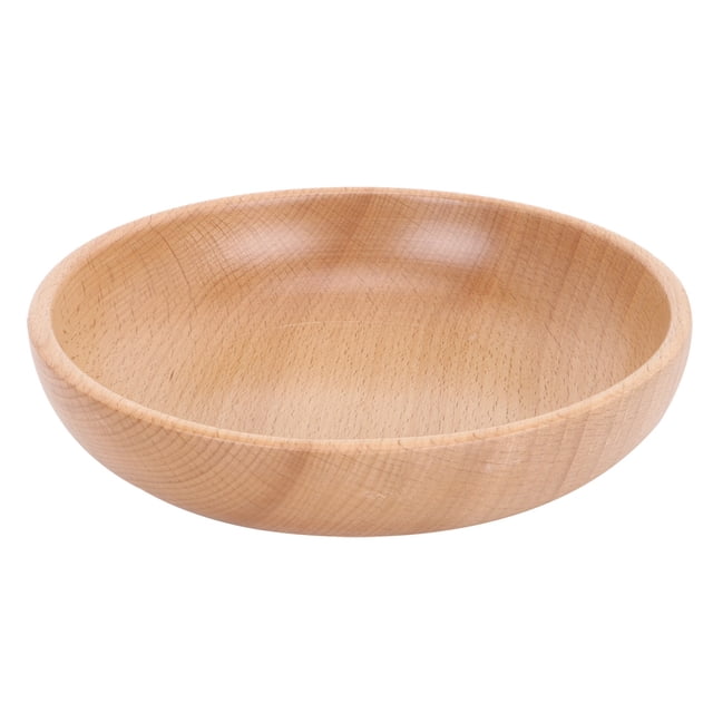Bandeja de madera NikouMX 20 cm redonda para servir té desayuno
