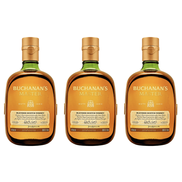 Pack de 3 Buchanan's Master 750 ml