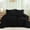 Black, variant on Dintszyayue Beige Ruffle Queen Comforter,Soft Ruffled Princess Style Bedding Set Adult(90"x 90")