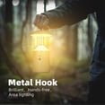 thumbnail image 5 of Portable Camping Lantern, Rechargeable Tungsten Tent Light for Hiking, Outdoor Emergency Lamp with Hook - Waterproof, 5 of 6