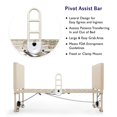 thumbnail image 5 of Medacure Super Low Full Electric Hospital Bed - Lowest Bed, Goes Down to Floor - Pivot Rails Included - Ultra Compact Fold, 5 of 5