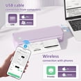 thumbnail image 3 of Impresora portátil Gloryang Inkless Inkless Thermal Purple, 3 of 6