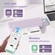 thumbnail image 3 of Impresora portátil Gloryang Inkless Inkless Thermal Purple, 3 of 6