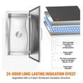 thumbnail image 3 of Stainless Steel Drop In Ice Chest, 40 QT, Outdoor Bar Cooler, 3 of 7