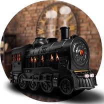 HIBIBUD Essential Oil Diffuser for Home 300ml,Train Shape Aromatherapy Diffuser with Remote Control,Cool Mist Humidifiers with 2 Lighting & 2 Mist Modes for Home Office Decor Kids Bedroom Black