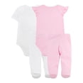 thumbnail image 2 of Conjunto Baby Creysi One For You Para Bebé 6 Meses 4 pzs Color Rosa, 2 of 4