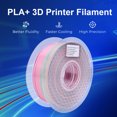 thumbnail image 3 of Los materiales de impresión del PLA 3D del arco iris alisan el color sedoso del caramelo de la superficie 1.75m m, 3 of 9