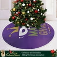 thumbnail image 3 of SKYSONIC Mardi Gras Christmas Tree Skirt Tree Skirt for Holiday Party Home Christmas Day Ornaments 36", 3 of 6