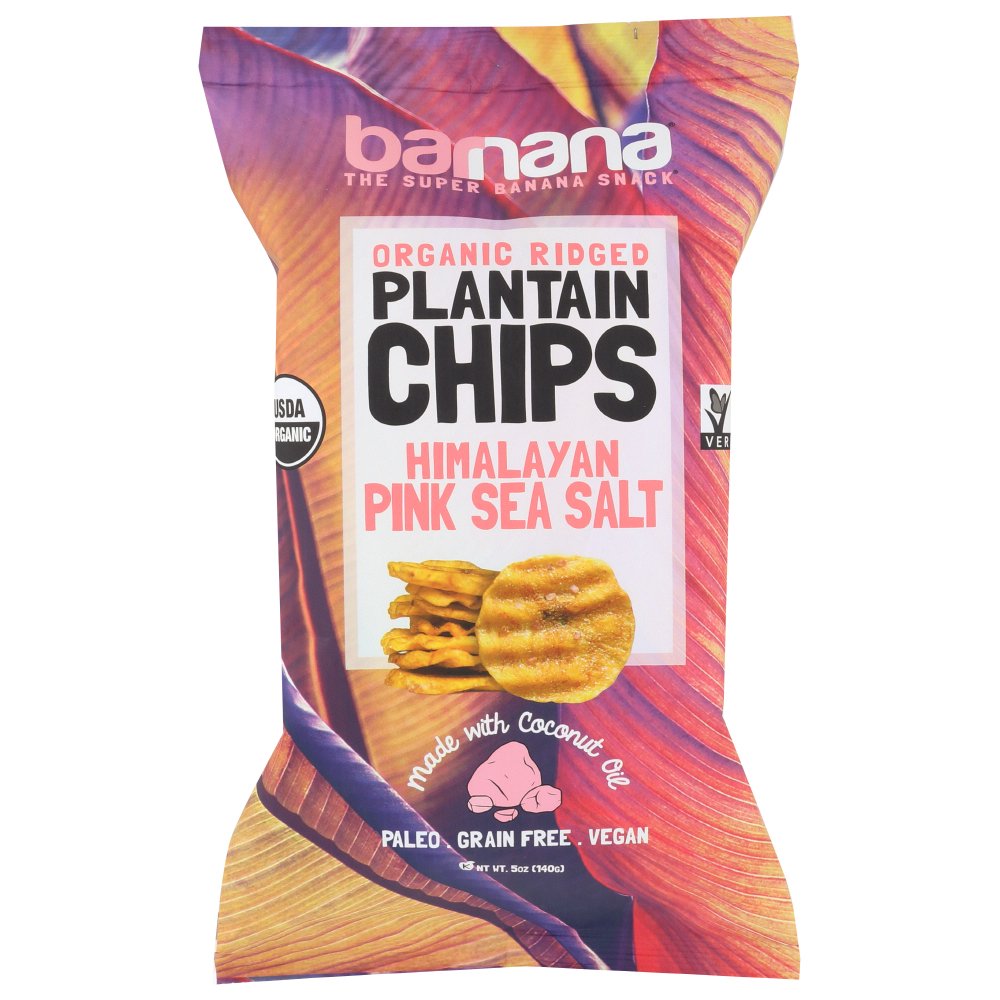 1 PACK Barnana Plantain Chips Himalayan Pink Sea Salt 20OZ