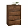 thumbnail image 5 of Sauder Harvey Park 4-Drawer Dresser, Grand Walnut Finish, 5 of 9