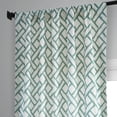 thumbnail image 4 of Garden Path Slate Blue Printed Cotton Curtain (1 Panel), Garden Path Slate Blue, 50W X 84L, 4 of 6