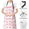 thumbnail image 6 of Pofeuu Kawaii Pigs Print Waterproof Apron with Pockets Adjustable Cooking Aprons Kitchen Bib for Baking Household Cleaning, 6 of 8