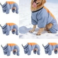 thumbnail image 5 of Dog Coat with Legs, Pullover Full Body Jumpsuit for Small Medium Dogs - Windproof Warm Snowsuit Pajamas for Cold Weather, Size 30, 5 of 5