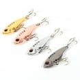 thumbnail image 1 of Cebos Para Señuelos Por Bolsa Opp Simple, 4 Piezas 11 G 55 Mm Señuelos De Pesca VIB De Metal Cebos De Manivela Ojos Rojos Aparejos De Anzuelo Parecidos A Peces Para La Vida Como, 1 of 8