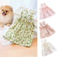 thumbnail image 7 of Walbest Pet Dog Dress, Pet Clothes Sun Protection Fashion Pet Floral Suspender Skirt for XS-XL Female Dogs Puppy, 7 of 7