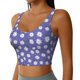 thumbnail image 2 of Balery Daisies Flowers Sujetadores deportivos con espalda cruzada para mujer, acolchados, sin costuras, de alto impacto, ideales para yoga, gimnasio, entrenamiento y fitness.-Medium, 2 of 8