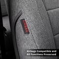 thumbnail image 5 of coverdream Rav4 Cloth Seat Covers Full Set for 2019-2024 2025 Toyota Rav4 LE,XLE,XLE Premium,Limited SUV - Washable Polyester(Gray,Full Set), 5 of 10