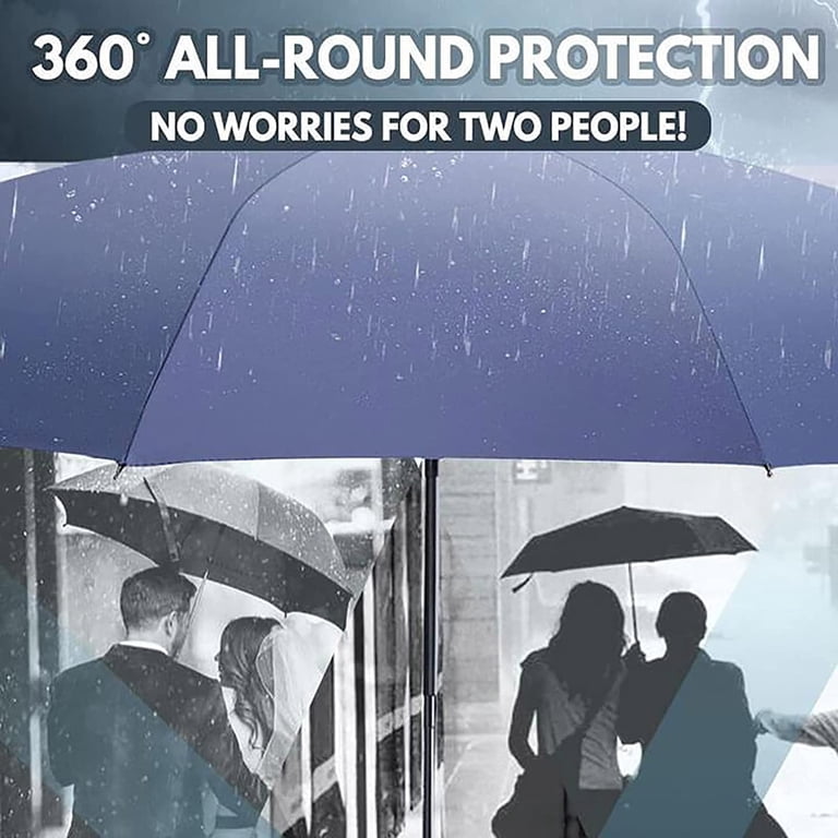 GLUAAE Automatic LED Umbrella, 10-Rib Sun & Rain Protection photo 3