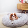 thumbnail image 1 of Scmkd Plush Pet Bed, Donut Dog Bed Round Cat Cushion Bed, Warm Pet Bed For Indoor Dogs & Cats, 1 of 10
