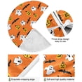 thumbnail image 2 of FMSHPON Cute Halloween Cartoon Xmas Christmas Tree Skirt Stand Mat for Holiday Party Decoration Indoor Outdoor 48 inches, 2 of 6