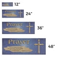 thumbnail image 3 of Jesus Prayer Vinyl Decal 24 Inch x 9 Inch Weatherproof Heavy-Duty Adhesive Backing | Religious Inspiration, Daily Faith, Durable Material | Made in USA, 3 of 6