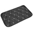 thumbnail image 3 of Armrest Box Mat Armrest Storage Cover Pad Waterproof Dustproof PU Leather Universal Fit with Elastic Band for Car Center Console Protection 11.4x6.7in, 3 of 7