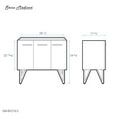 thumbnail image 3 of Annecy 60 Glossy White Bathroom Vanity Cabinet Only (SM-BV216), 3 of 3