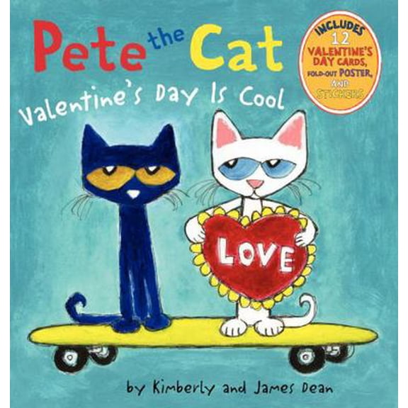 Pre-Owned Pete the Cat: Valentine's Day Is Cool (Hardcover) 0062198653 9780062198655