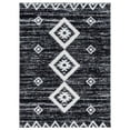 thumbnail image 2 of HR Ultra-Soft Shaggy Area Rug with Southwestern Diamond Pattern  Black and White, Plush 1-Inch Pile, Easy Clean, Quick Crease Recovery  Ideal for Living Room, Bedroom, 2 of 6