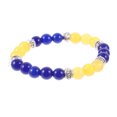 thumbnail image 1 of Pulsera ajustable de 1 cuerda con piedras naturales, unisex, 1 of 7