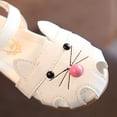 thumbnail image 4 of Summer Baby Girl PU Cartoon SandalsToddler Walking Infant Cat Face Cute design Shoes Soft Sole Non-Slip Shoes(1-3Y), 4 of 5